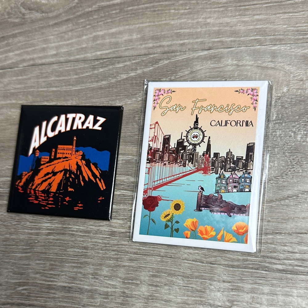 San Francisco California Travel Magnets